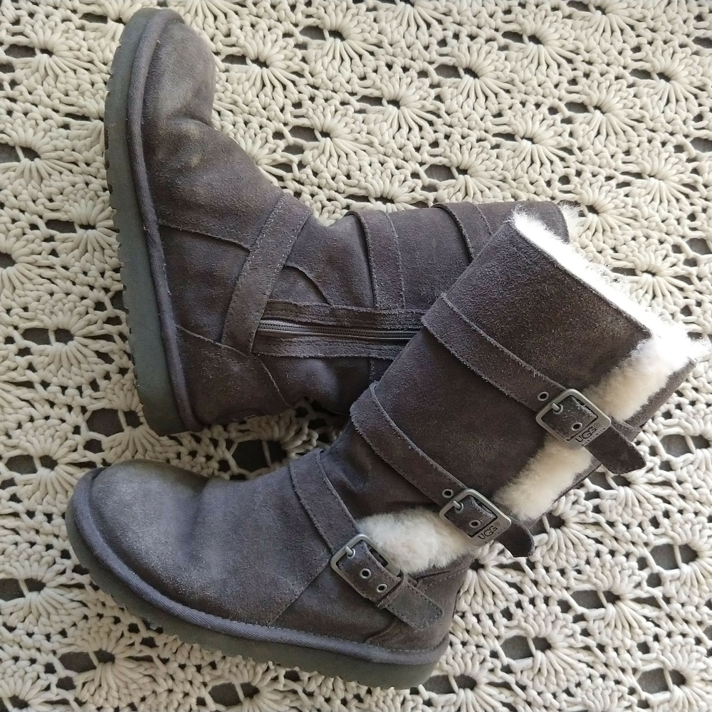 Grey UGG boots